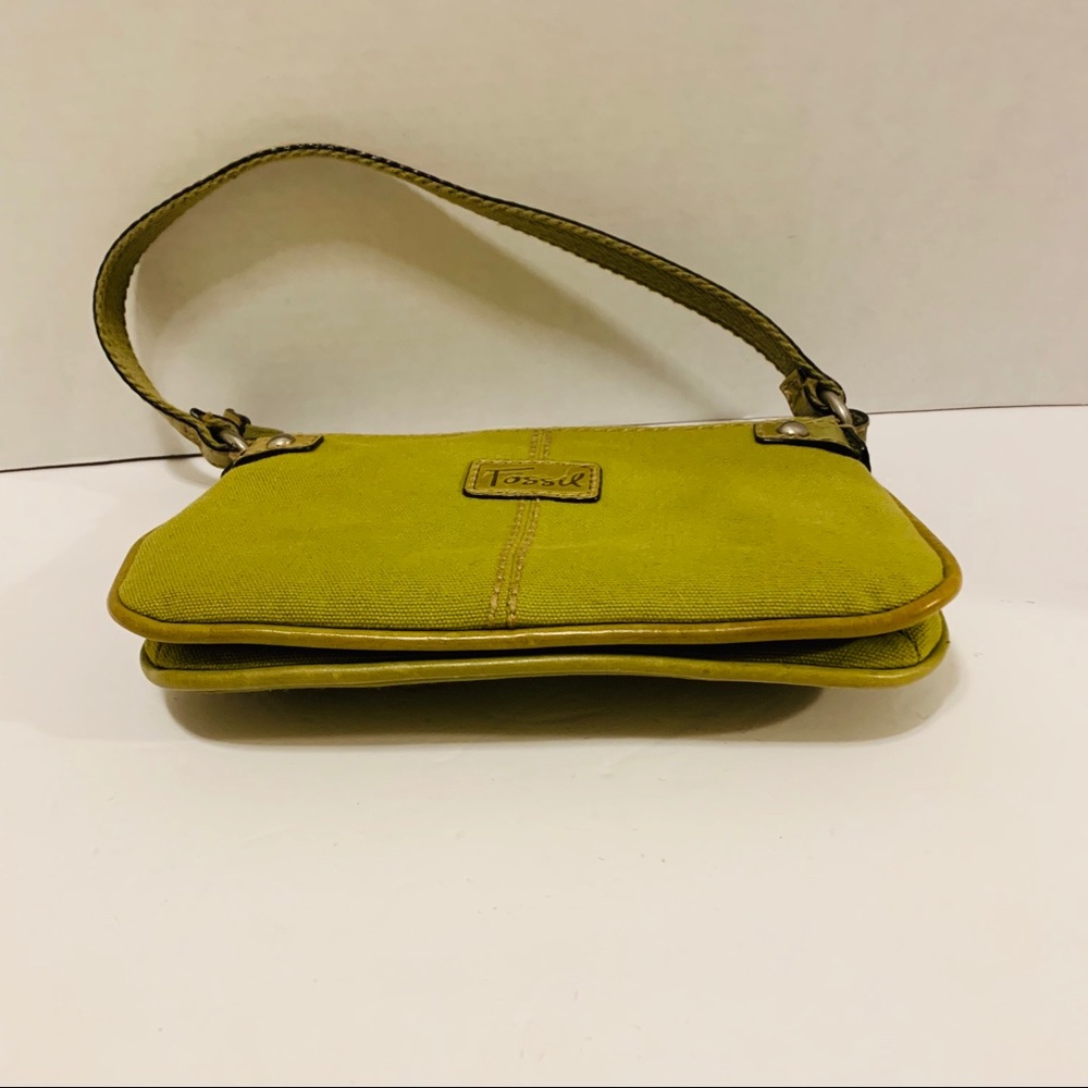 Fossil Mini Bag in Mustard Yellow - Picture 4 of 8